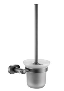 Ёршик для унитаза Shevanik SG5100T оружейная сталь